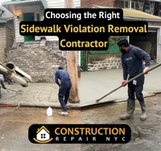 Choosing the Right Sidewalk Violation Removal Contractor