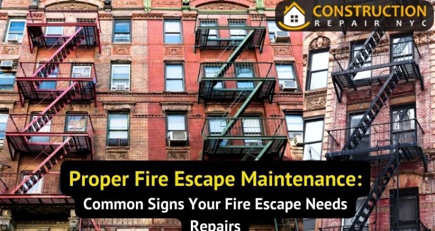 Proper Fire Escape Maintenance: Common Signs Your Fire Escape Needs Repairs
