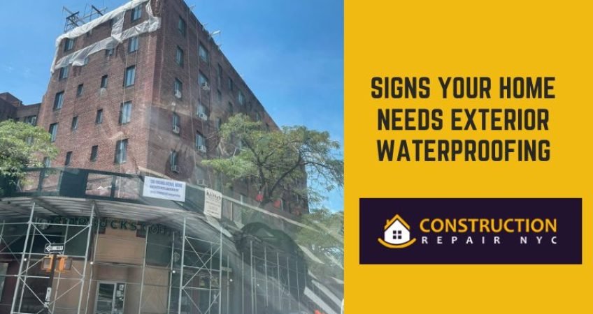 Signs Your Home Needs Exterior Waterproofing