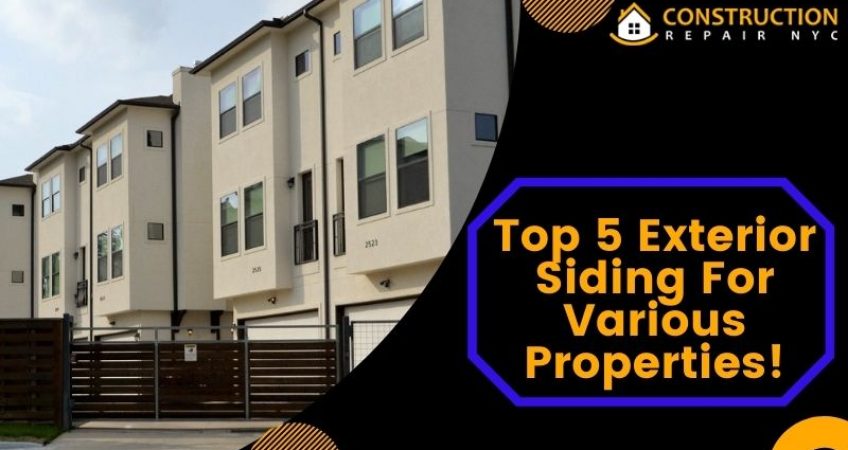 Top 5 Exterior Siding For Various Properties!