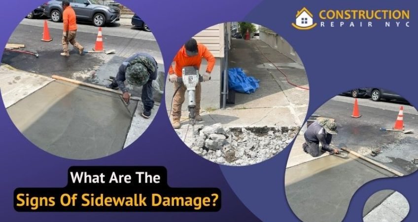 What Are The Signs Of Sidewalk Damage