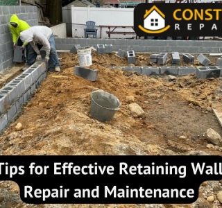 Tips for Effective Retaining Wall Repair and Maintenance