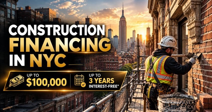 construction financing in nyc
